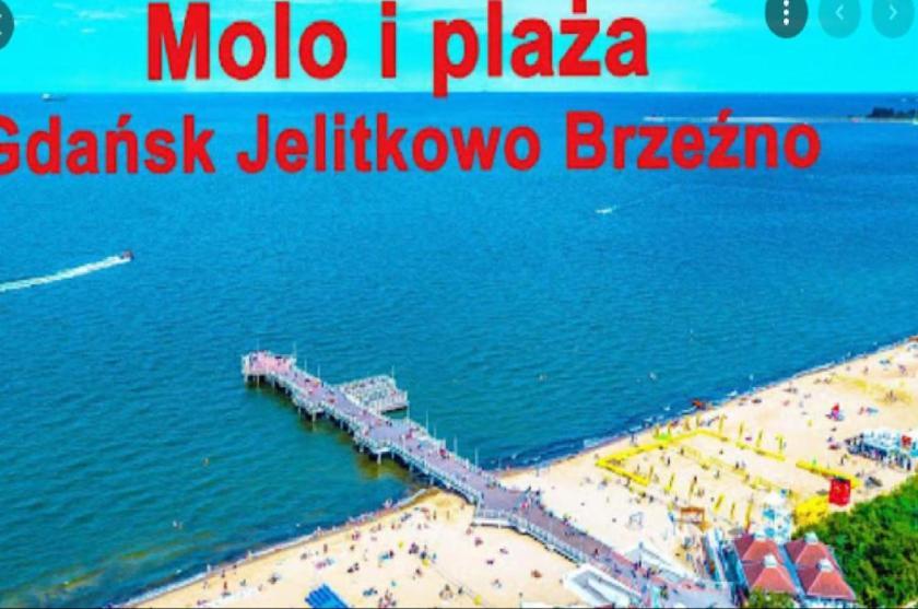 Apartament 2 Pokoje Blisko Morza 1500 Metrow W Gdansku Apartman Kültér fotó